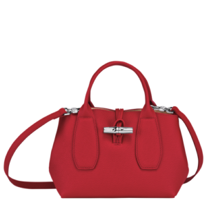 Sac à mains S Roseau HPN de Longchamp en rouge