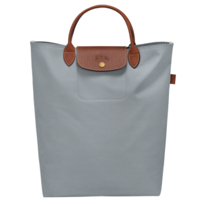 Longchamp Le Pliage Original sac ordinateur acier